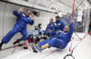Walking in the air: 91㽶Ƶ researchers touch down after testing ground-breaking devices in zero gravity